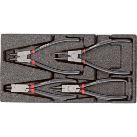 Gedore RED 3301716 Borgveertang Puntvorm Recht, 90° haaks