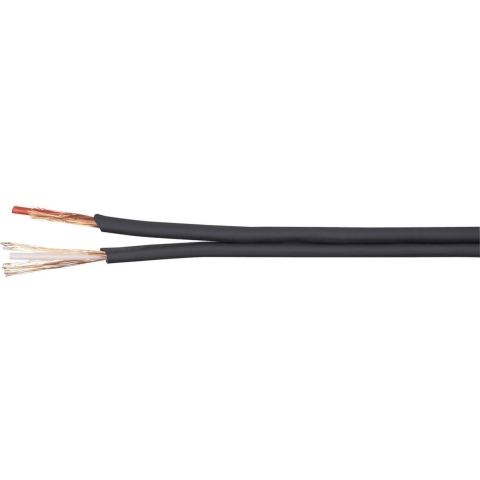 BKL Electronic 1106001/25 Audiokabel 2 x 0.14 mm² Zwart 25 m