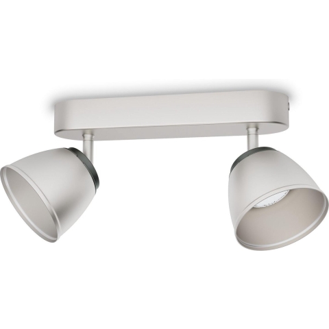 Philips myLiving Spotlamp County RVS 2-spot