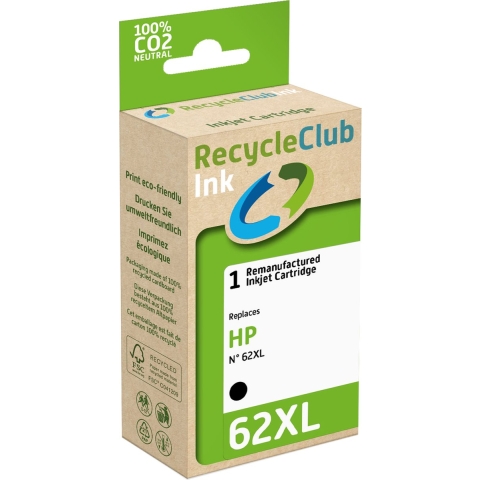 WeCare Cartridge HP 62XL Zwart Inkt