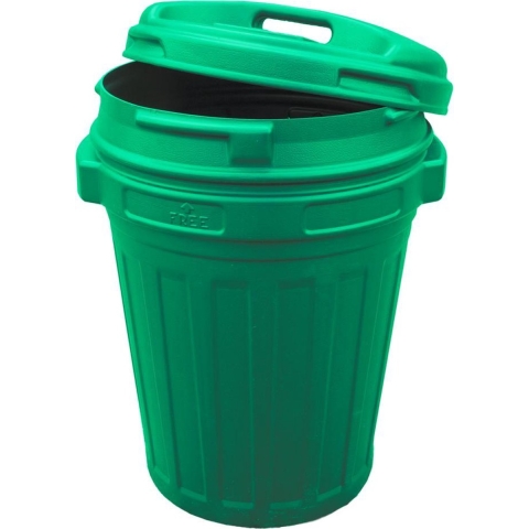 Voerton met draaisluiting 70 liter Green
