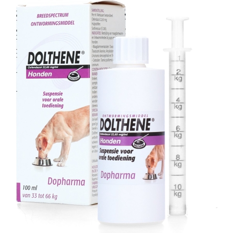 Dolthene breedwerkende ontworming hond