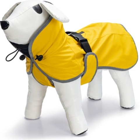 Beeztees Caro - Honden Regenjas - Geel - 32 cm