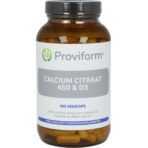 Proviform Calcium Citraat 450 & D3 Capsules