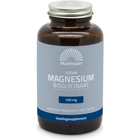 Mattisson HealthStyle Magnesium Bisglycinaat 100mg Tabletten