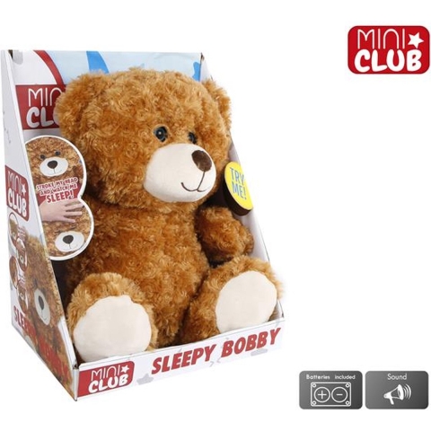 Mini Club Interactieve Beer Sleepy Bobby Pluche 34cm