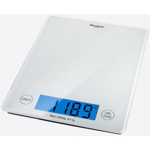 Westmark Electronische Keuken Weegschaal Elegance 5kg Glas 23x18cm
