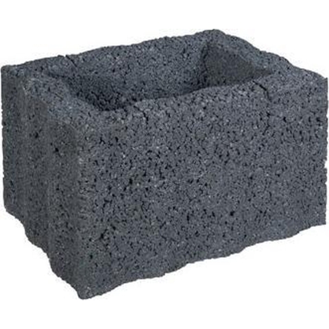 3 stuks! Ridgeflor middel zwart 40x30x25 cm - Gardenlux