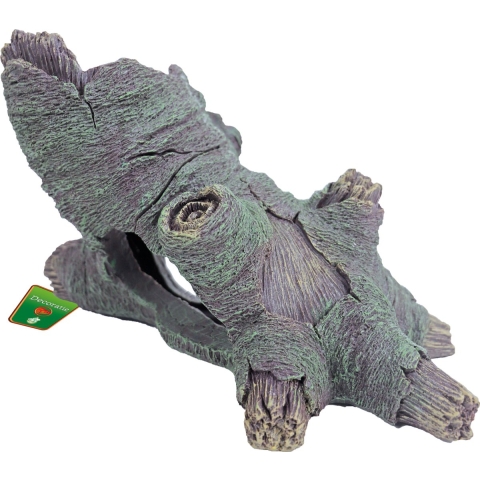 Polyresin ornament boomstronk breed 38x23x23 cm - Gebr de boon