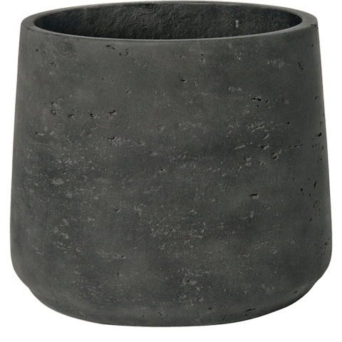 Pottery Pots Bloempot Grijs-Zwart D 23 cm H 19.5 cm