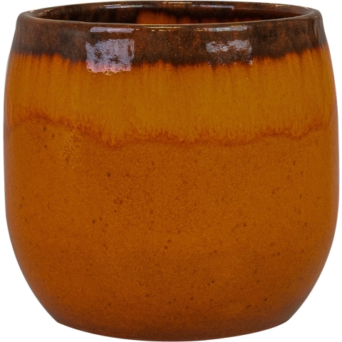 Ter Steege Pot Charlotte orange bloempot binnen 19 cm