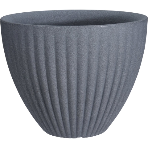 Pro Garden Bloempot rond 39cm Grijs