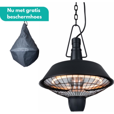 Sunred - COMBIDEAL - Heater & Hoes - Indus - Bright lijn - Zwart -