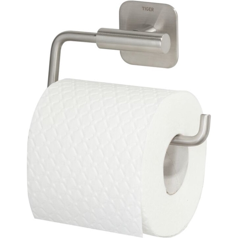 Tiger Colar Toiletrolhouder zonder Klep - RVS Geborsteld