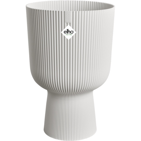 Elho Vibes Fold Coupe 30 - Wit - L 30 x B x H 45 cm - Binnen - 100% gerecycled