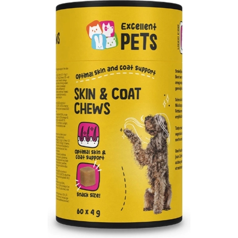 Excellent Pets Skin and Coat Chews 240 gram (60 Treats)