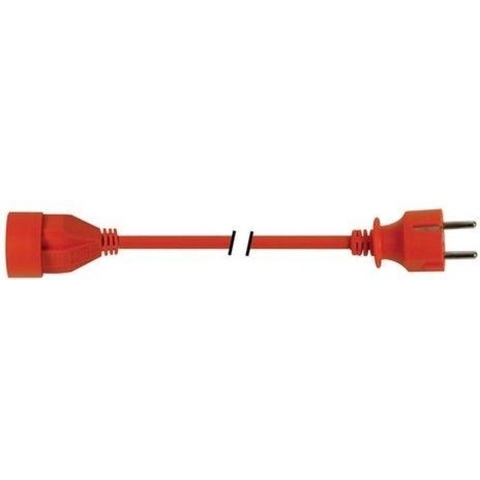 Verlengkabel 20 meter oranje met randaarde
