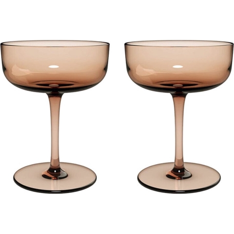 LIKE BY VILLEROY & BOCH - Like Clay - Champagnecoupe 0,19l set/2