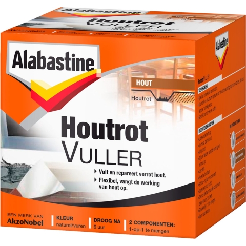 Alabastine Houtrotvuller - Poeder - Naturel/vuren - 500gr