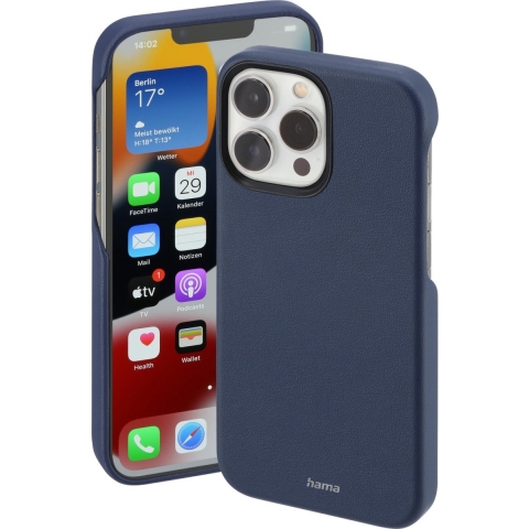 Hama Cover MagCase Finest Sense Voor Apple IPhone 13 Pro Blauw