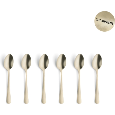 Amefa Trend Theelepels 6 Stuks Goud