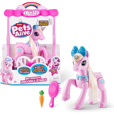 Zuru Pets Alive Eenhoorn + Licht en Geluid