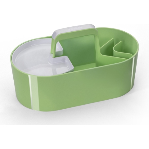 HAN HA-1200-80 Toolbox Loft Mobiele Organiser Lime Groen 4 Vakken Met Uitneembaar