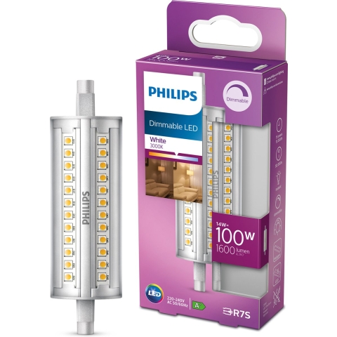 Philips Dimbare LED R7S Wit