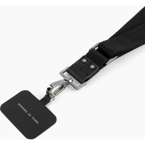 Ideal Of Sweden Webbing Lanyard - Dark Silver