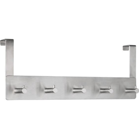 Alco AL-2840 Deurgarderobe Zilver 5 Haken