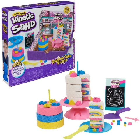 Kinetic Sand Rainbow Cake Shoppe