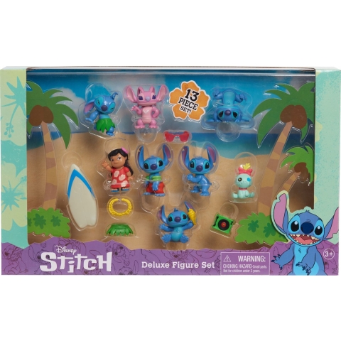 Moose Toys Lilo & Stitch: 8-pack Deluxe Figurenset