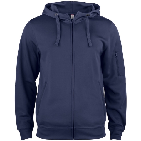 Clique 021014 Basic Active Hoody FZ - Dark Navy - XXL