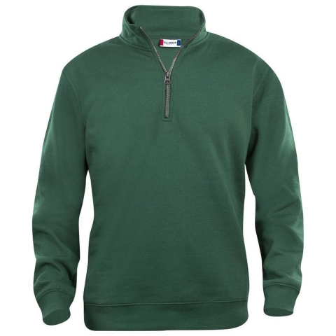Clique 021033 Basic Half Zip - Flessengroen - XXL