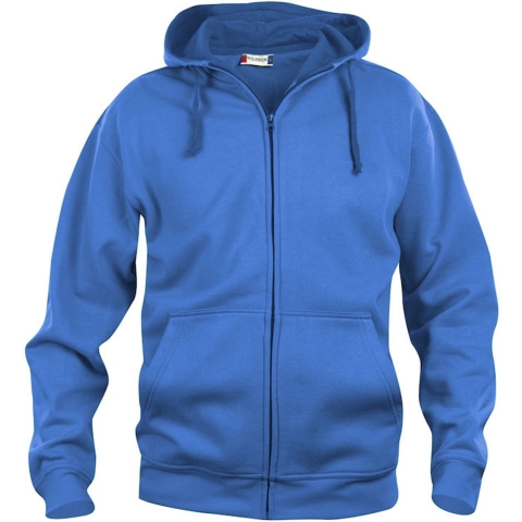 Clique 021034 Basic Hoody Full zip - Kobalt - 3XL