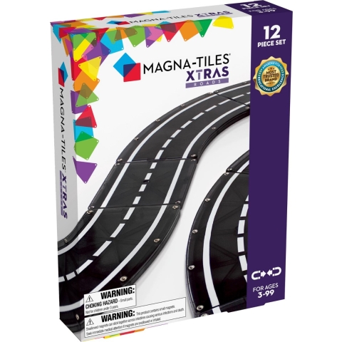 Magna-Tiles Xtras Roads uitbreidingsset 12 stuks