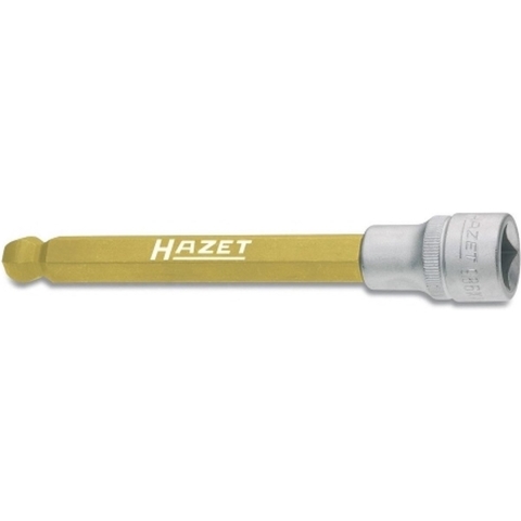 HAZET Dopsleutelbit 986KK-12 · 1/2 inch (12,5 mm) vierkant hol · Binnen-zeskant-profiel · SW 12 mm