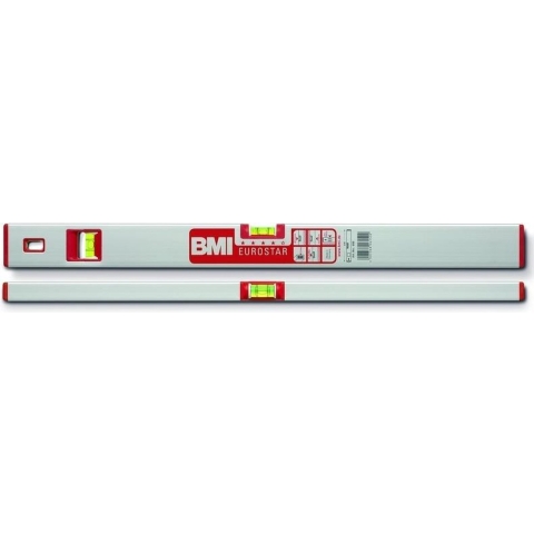 BMI Waterpas | 80 cm | aluminium zilver | ± 0,5mm/m | 1 stuk - 690080E 690080E