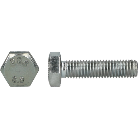pgb-Europe PGB-FASTENERS | Zeskanttapbout 8.8 DIN 933 M 10x30 Zn | 200 st 933801010000303