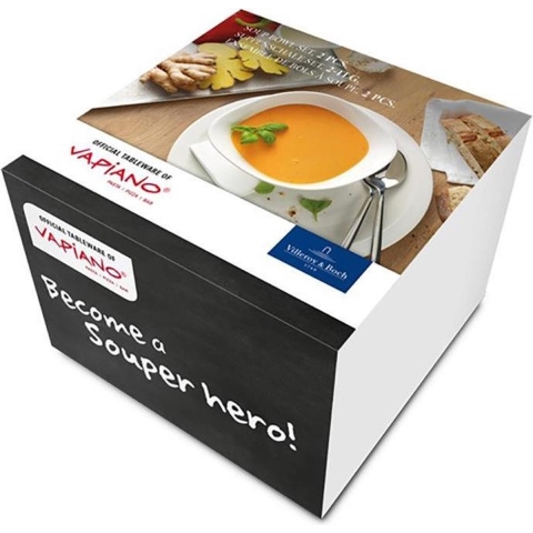 Villeroy & Boch Soepkommen Vapiano 16 x 18 cm - 2 stuks