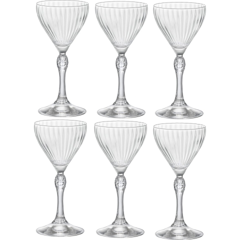 Bormioli Rocco Likeurglazen America 20's 140 ml - 6 stuks