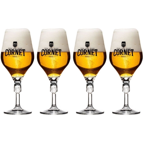 Cornet Bierglazen - 330 ml - 4 stuks