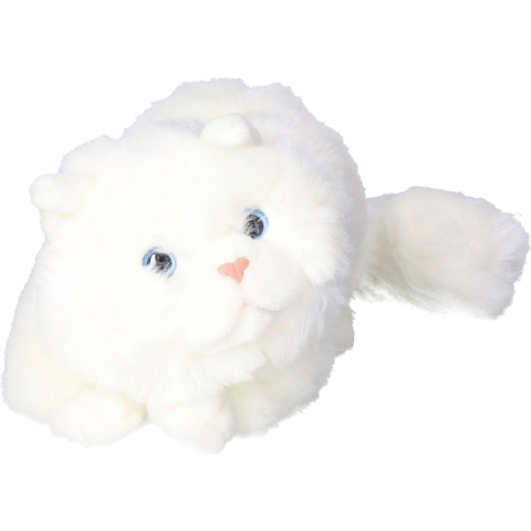 Pluche Perzische Colourpoint katten/poezen knuffel creme 30 cm -