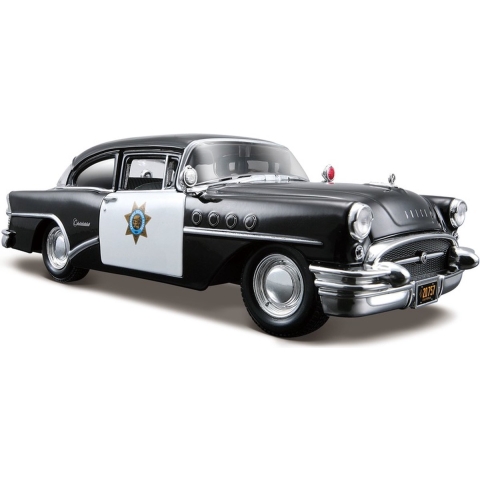 Modelauto Buick Century politieauto 1955 1:24 -