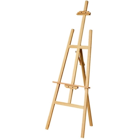 Schildersezel - hout - staand model - 140 cm - verstelbaar -