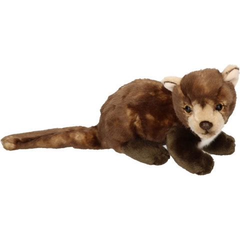CarlDick Pluche knuffeldier Steenmarter - 40 cm - bruin - Speelgoed dieren knuffels -