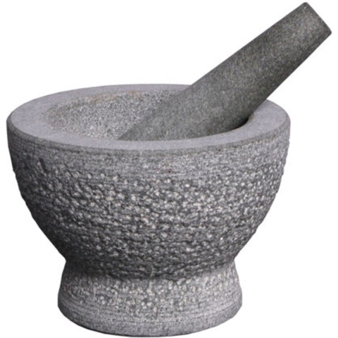 Granieten Vijzel 14.5 cm Grijs