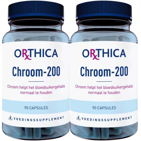 Gratis Verzending: 2x Orthica Chroom-200 90 capsules