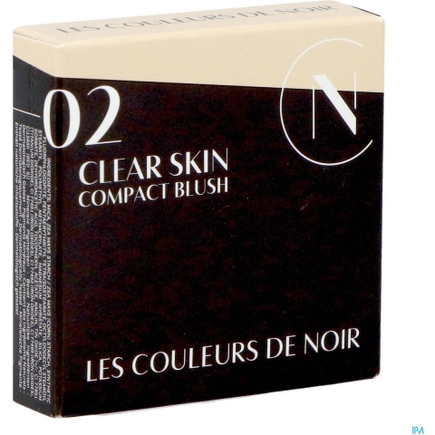 Couleurs de Noir Clear Skin Compact Blush 02 Peach and Pink | 4,8 g