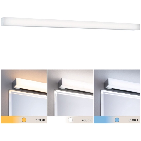 Paulmann HomeSpa Tova 78945 LED-spiegellamp 8.70 W Warmwit Chroom, Wit